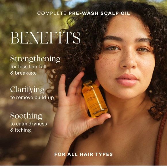 JVN Complete Pre-Wash Scalp & Hair Strengthening Treatment Oil - Picture 4 of 7